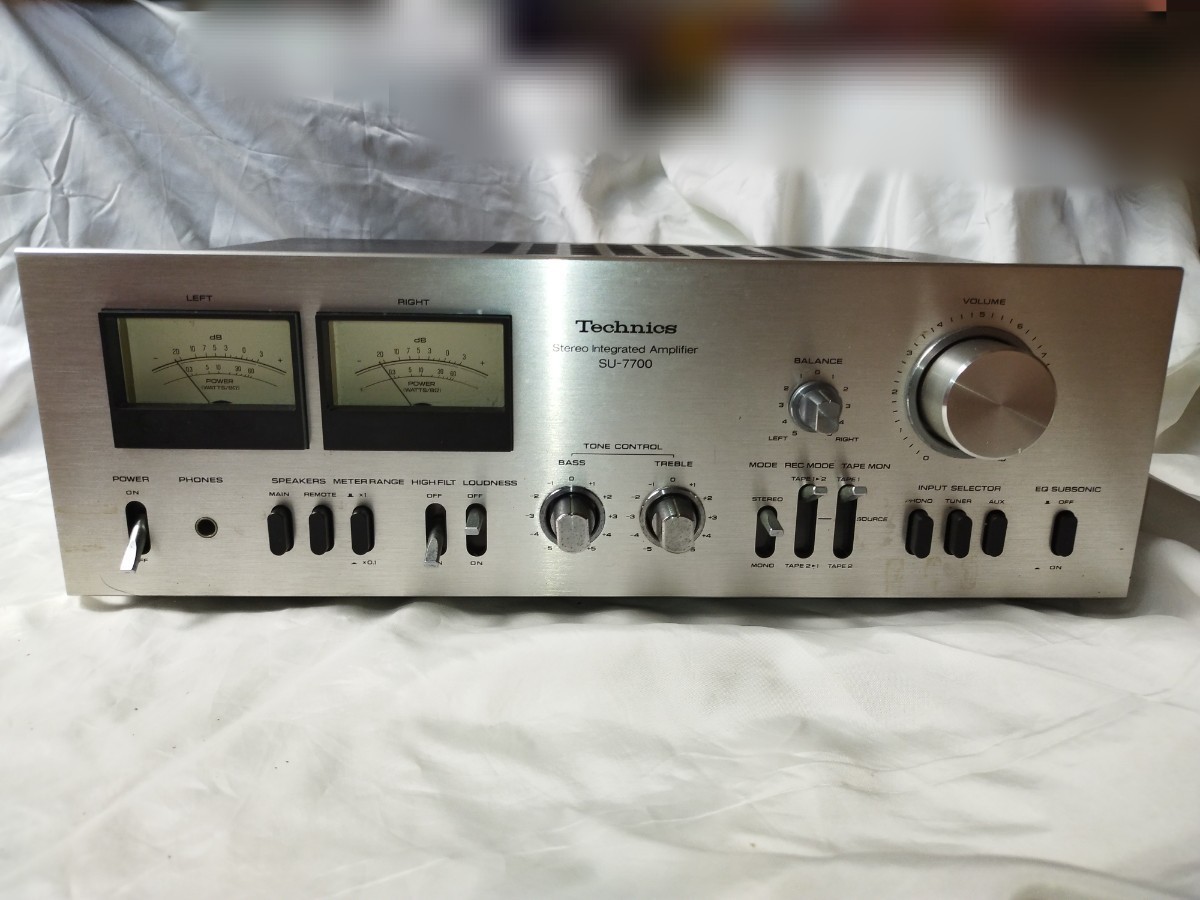 プリメインアンプ SU-7700 Technics テクニクス ジャンク品 動作品