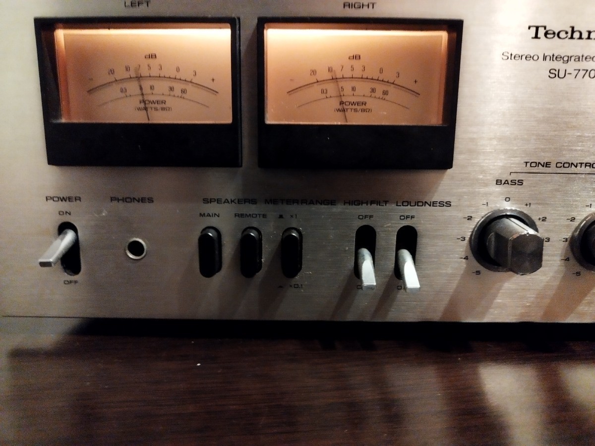 プリメインアンプ SU-7700 Technics テクニクス ジャンク品 動作品