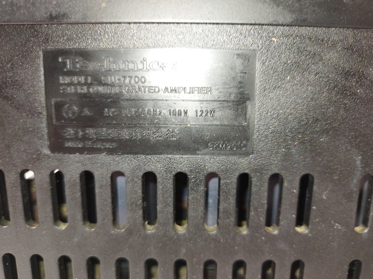 プリメインアンプ SU-7700 Technics テクニクス ジャンク品 動作品