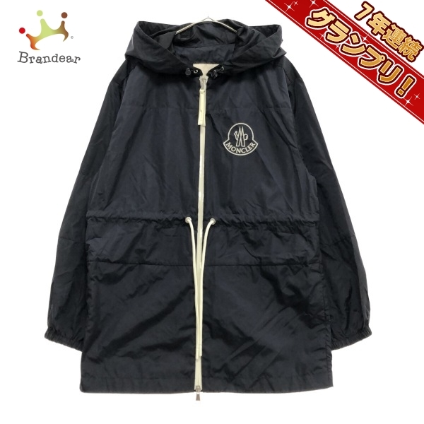 モンクレール MONCLER ブルゾン サイズ00 XS Veirade ダークネイビー×白 レディース 長袖/春/秋 ジャケット