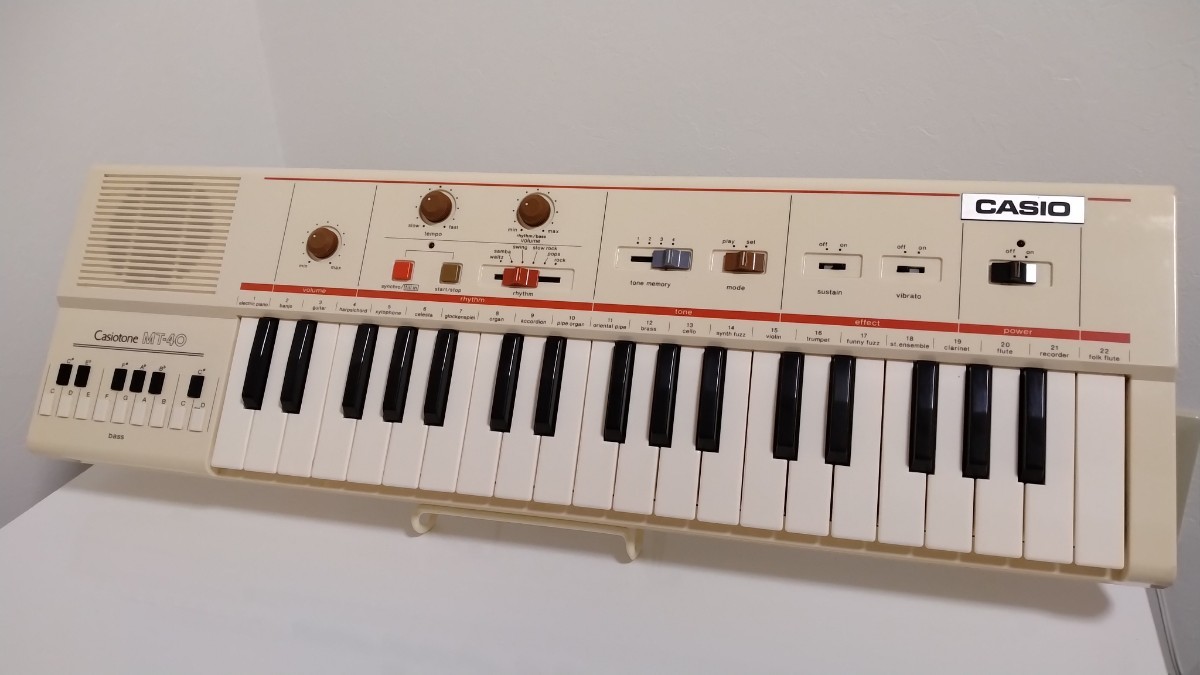 CASIO⁄カシオ Casiotone MT-40 電子キーボード ケース付属 ※動画 CASIO⁄カシオ Casiotone MT-40 電子キーボード ケース付属 ※動画