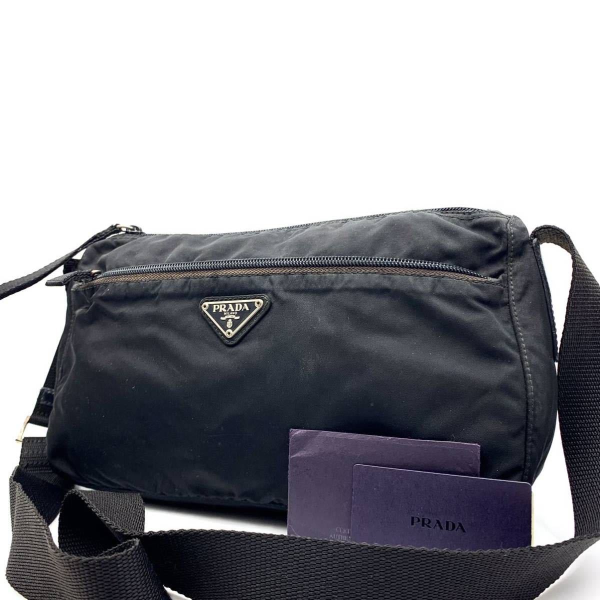 最高級 ギャラ付き】PRADA プラダ ショルダーバッグ サコッシュ 