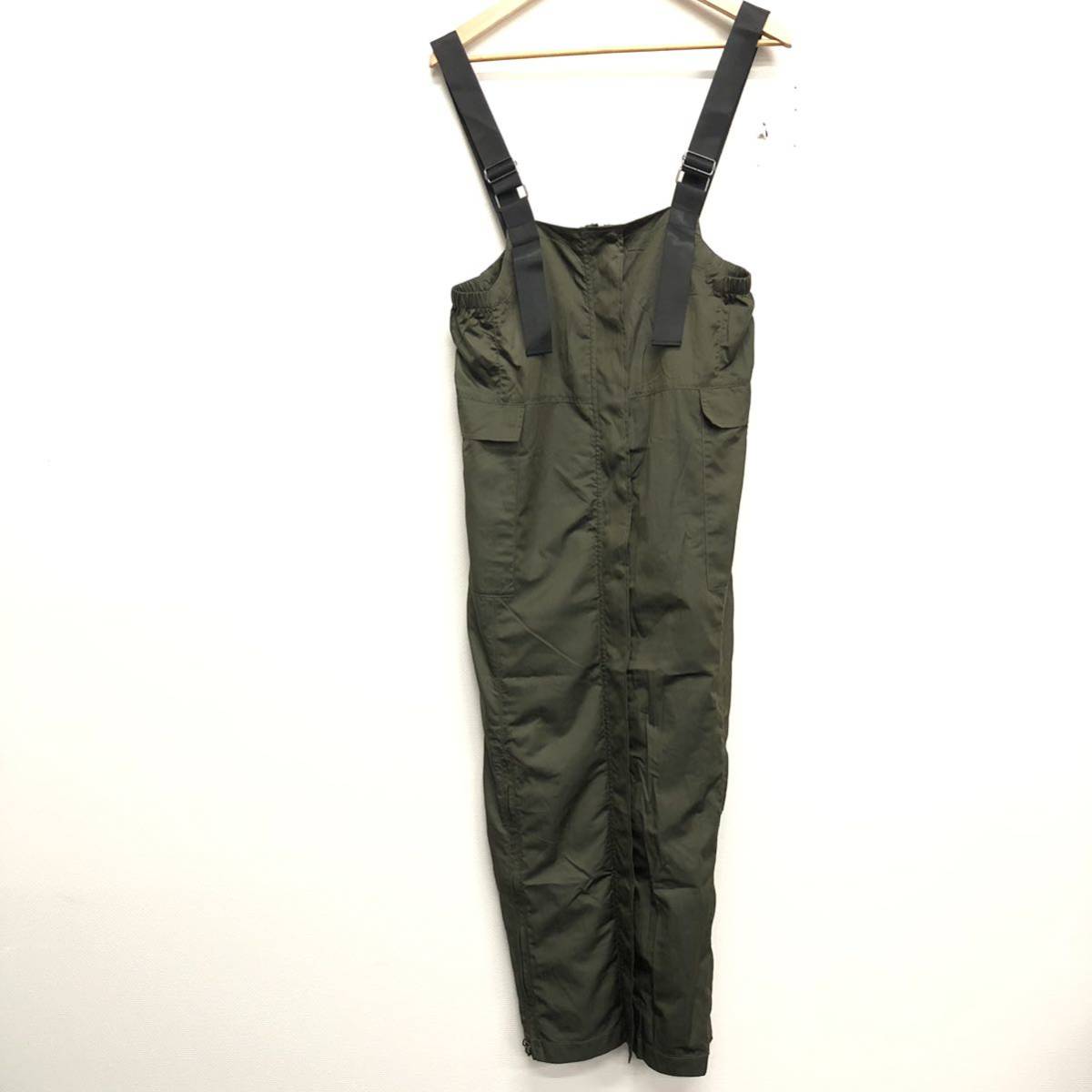 タグ付き★【ANOGH】アノフ★ジャンパースカート MILITARY NARROW JUMPER SKIRT ワンピース オールインワン サイズFREE AMW-22S-36 08
