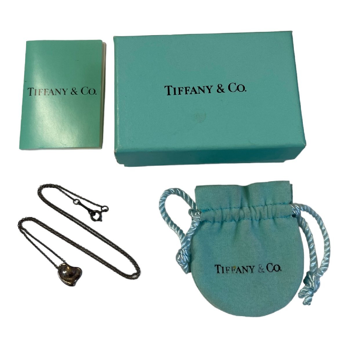 中古品】 Tiffany&Co. ティファニー 925シルバー ネックレス ビーンズ 