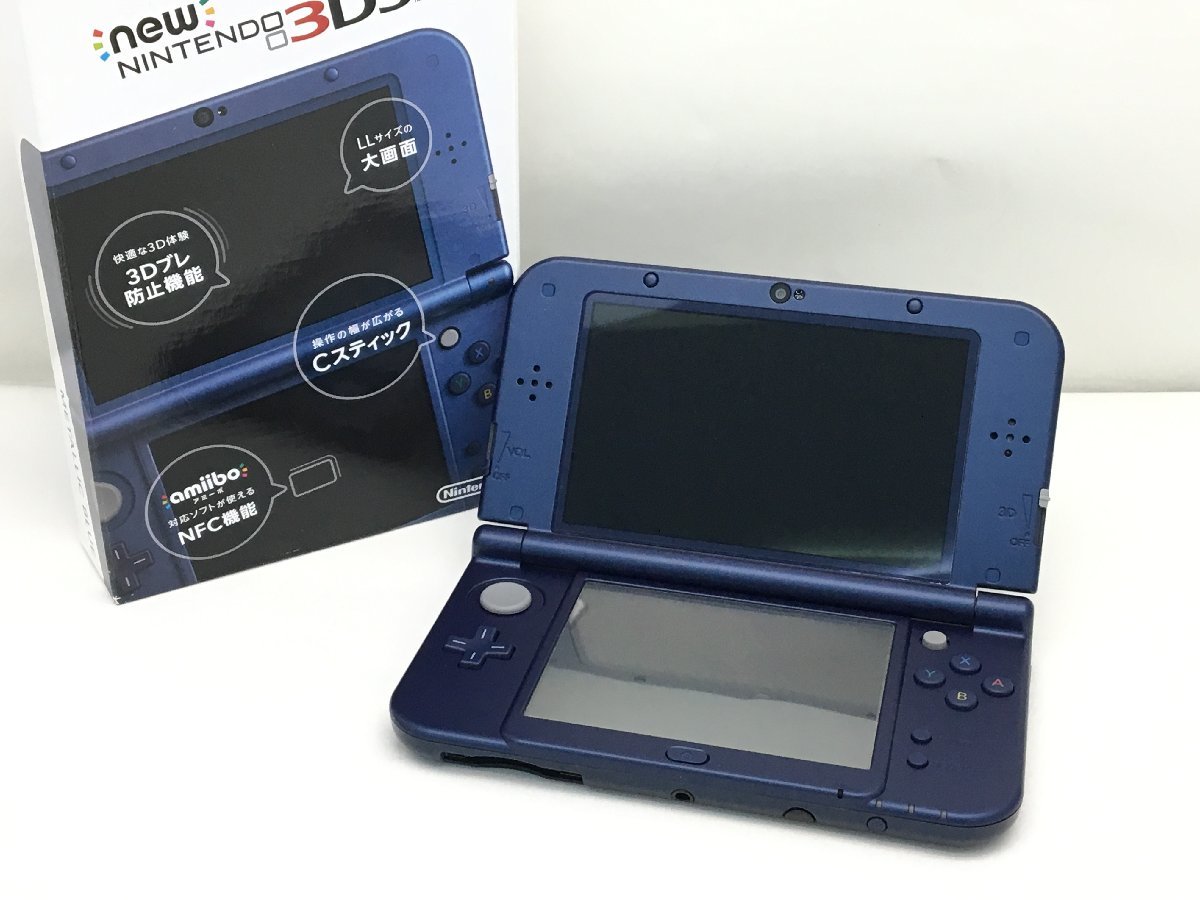 新作入荷，限定セール 任天堂 3DS LL メタリックブルー RED-001 箱 付属品付き 動作未確認 現状渡し UW080039(ニンテンドー3DS LL本体)｜売買されたオークション情報、yahooの商品情報をアーカイブ公開 - オークファン ニンテンドー3DS LL本体