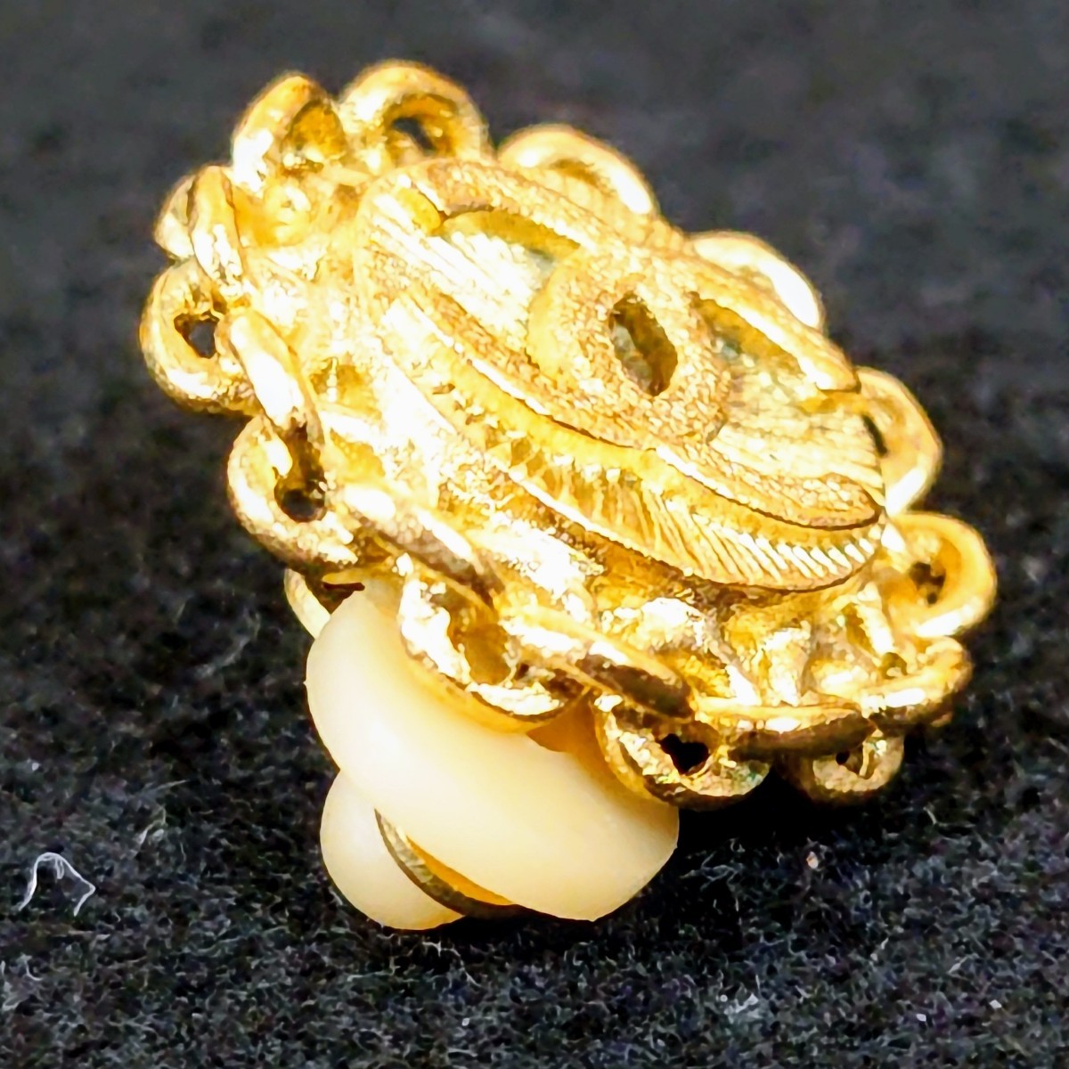 1円~【USED】シャネル CHANEL ゴールドカラー イヤリング ヴィンテージ