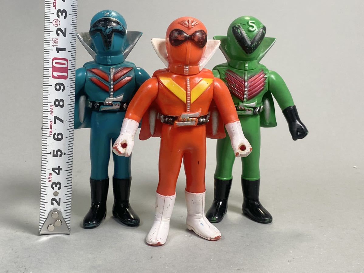 ポピー ソフビ 秘密戦隊ゴレンジャー4体セット