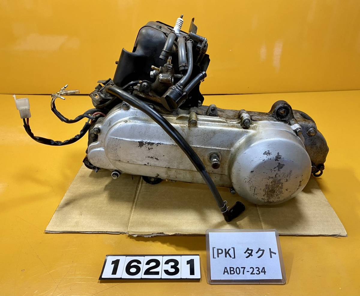 Yahoo!オークション 送料F [PK 16231]即決!!タクト 純正エンジン本体