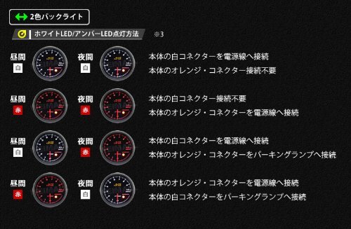 オートゲージ 日本製モーター 60mm 水温計 2色バックライト エンジェルリング 458シリーズ【458WT60】 オートゲージ 水温計 60mm 0 1 車＆バイク