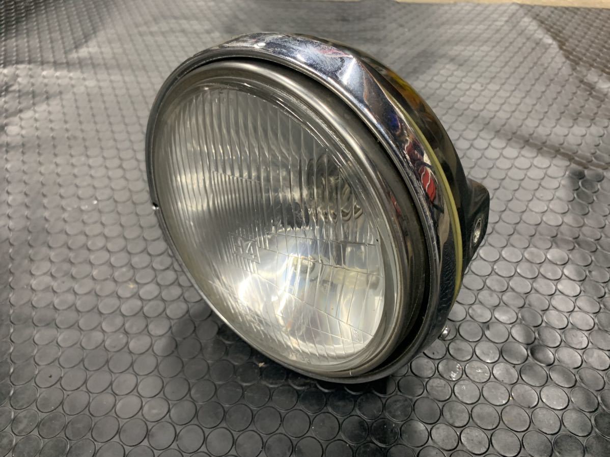 走行8000km！ 極上 CBX400F CBX550F 純正 ヘッドライト 確実実動 一台