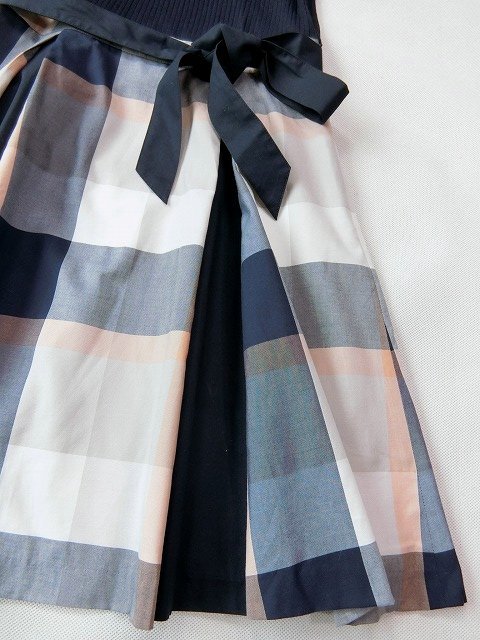 □BLUE LABELブルーレーベル クレストブリッジチェックブライト