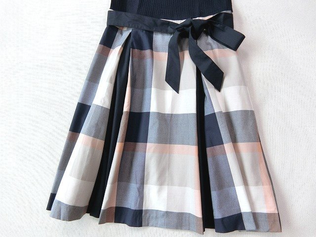 □BLUE LABELブルーレーベル クレストブリッジチェックブライト