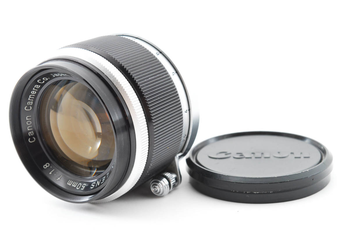 CANON LENS 50mm F1.8 (L) ライカマウント 良品 Canon 50mm F1.8