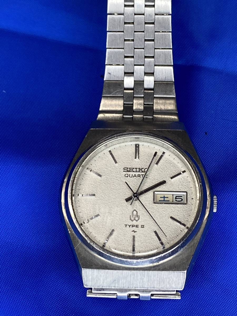 【稼働品】セイコー SEIKO クォーツ TYPE ll タイプ2 4336-8030 メンズ腕時計