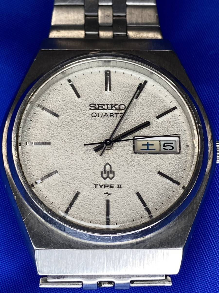 【稼働品】セイコー SEIKO クォーツ TYPE ll タイプ2 4336-8030 メンズ腕時計