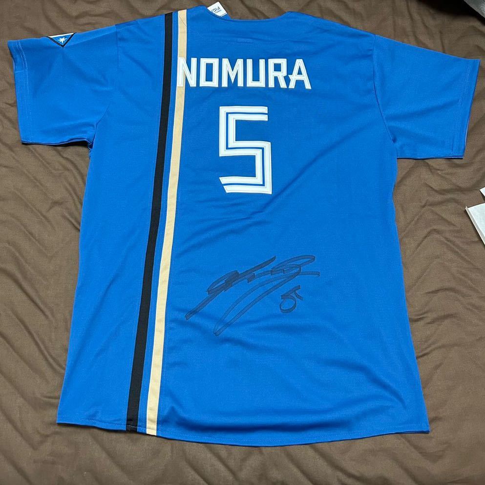 北海道日本ハムファイターズ 野村佑希 直筆サイン入りユニフォーム L