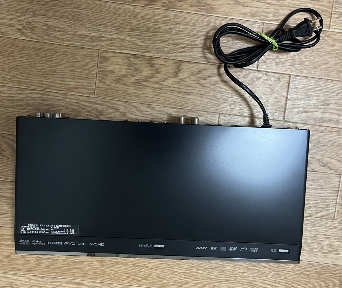 1TB☆12年☆三菱/REAL☆HDD/BDレコーダー☆DVR-BZ360☆