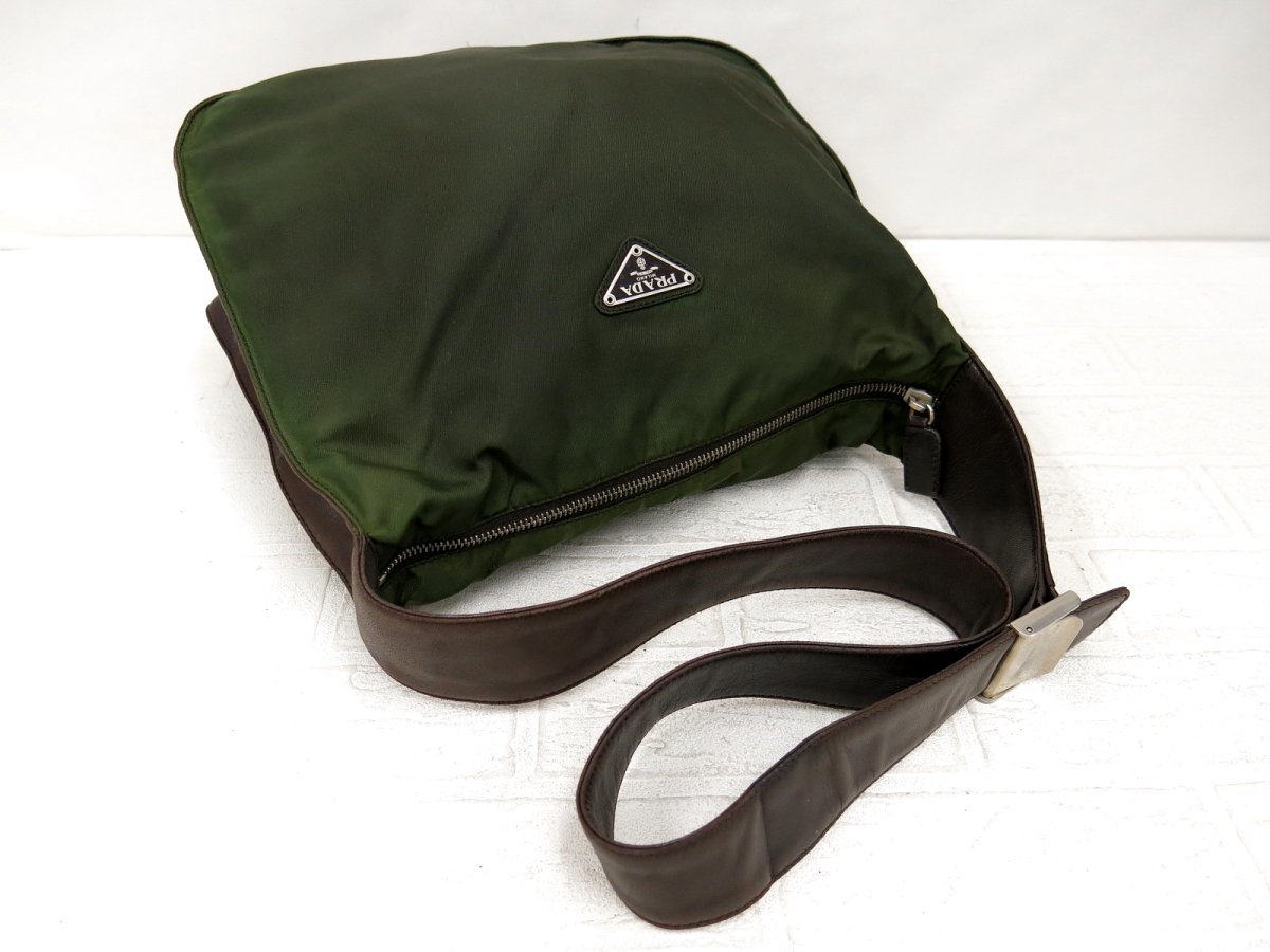 ◇美品◇PRADA プラダ◇ナイロン カーフ レザー 本革 ◇美品◇PRADA プラダ◇ナイロン カーフ レザー 本革