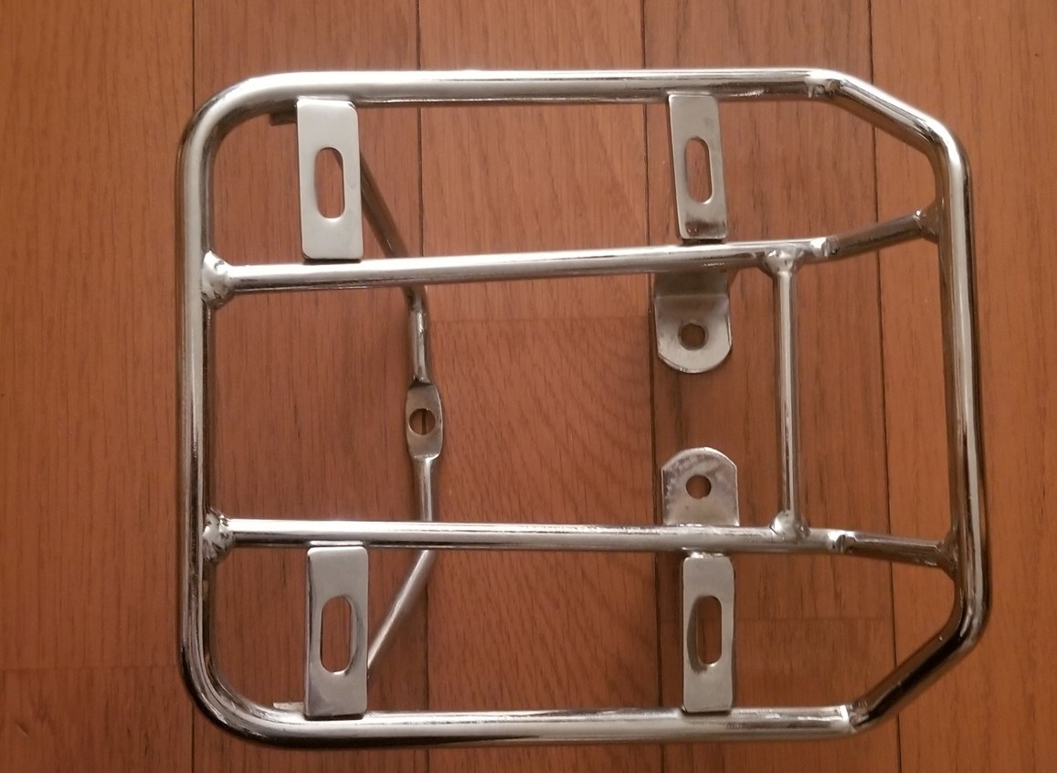 ジャンク品 ホンダ AF52 ジュリオ メッキ リアキャリア 社外品(ホンダ 