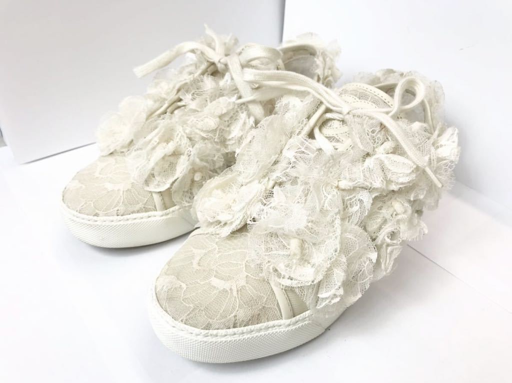 人気SALE，人気 (D) CHANEL シャネル フリル レース カメリア