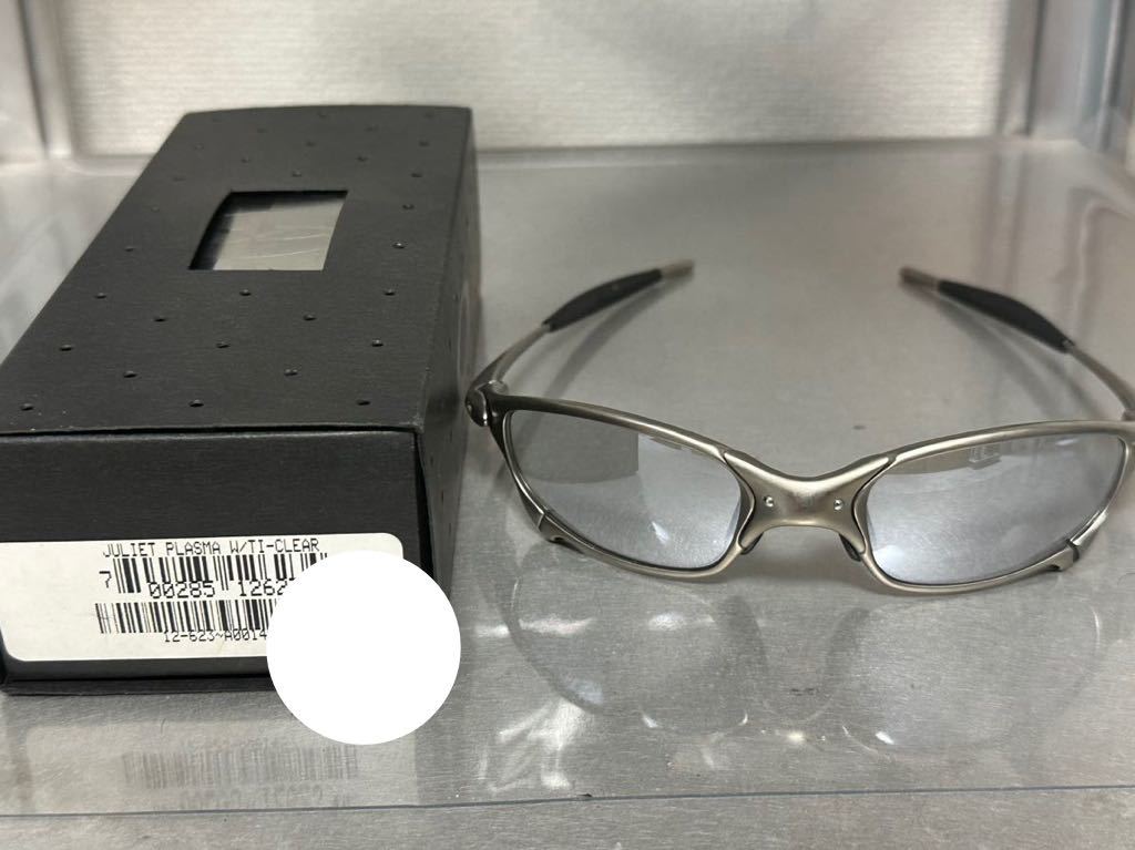 即決 オークリー OAKLEY JULIET 日本限定モデル サングラス Ti CLEAR 