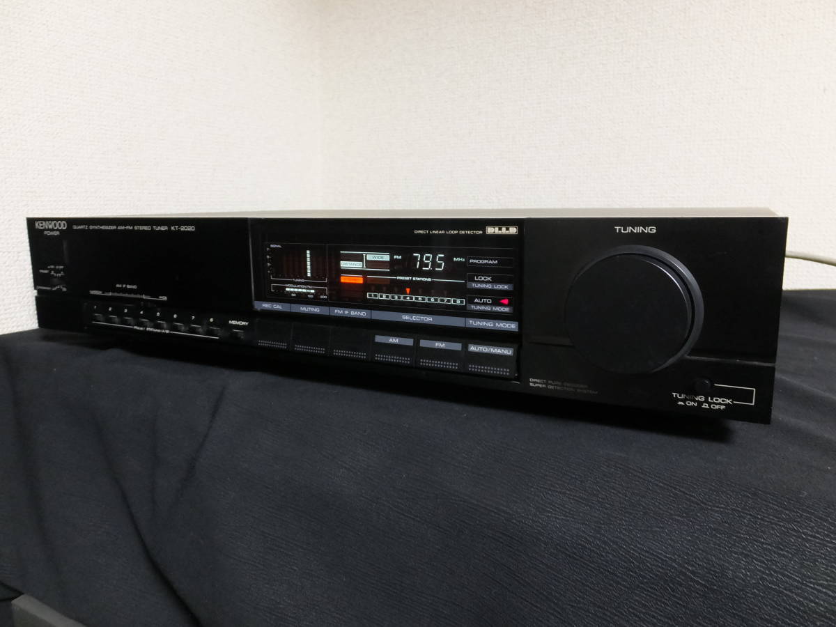 ◇KENWOOD KT-2020 FM/AMチューナー(調整済み動作品)◇(0097) KENWOOD