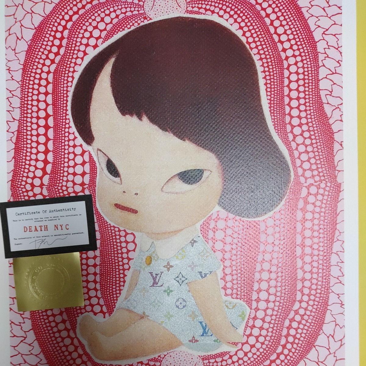 DEATH NYC 世界限定100枚 アートポスター 奈良美智 NARA YOSHITOMO