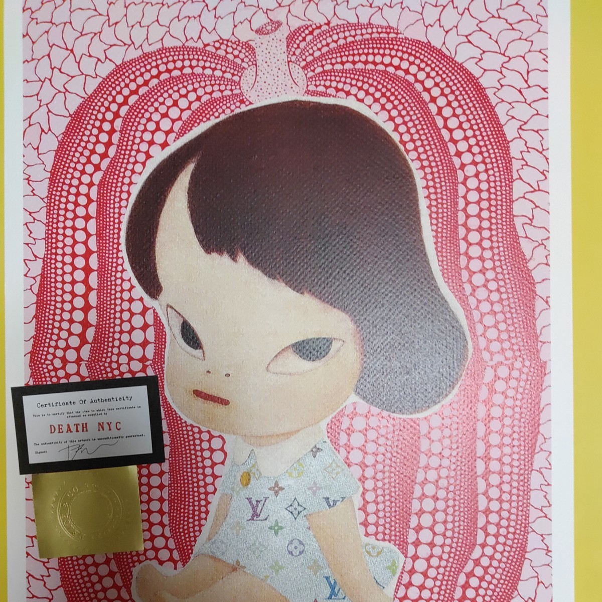 DEATH NYC 世界限定100枚 アートポスター 奈良美智 NARA
