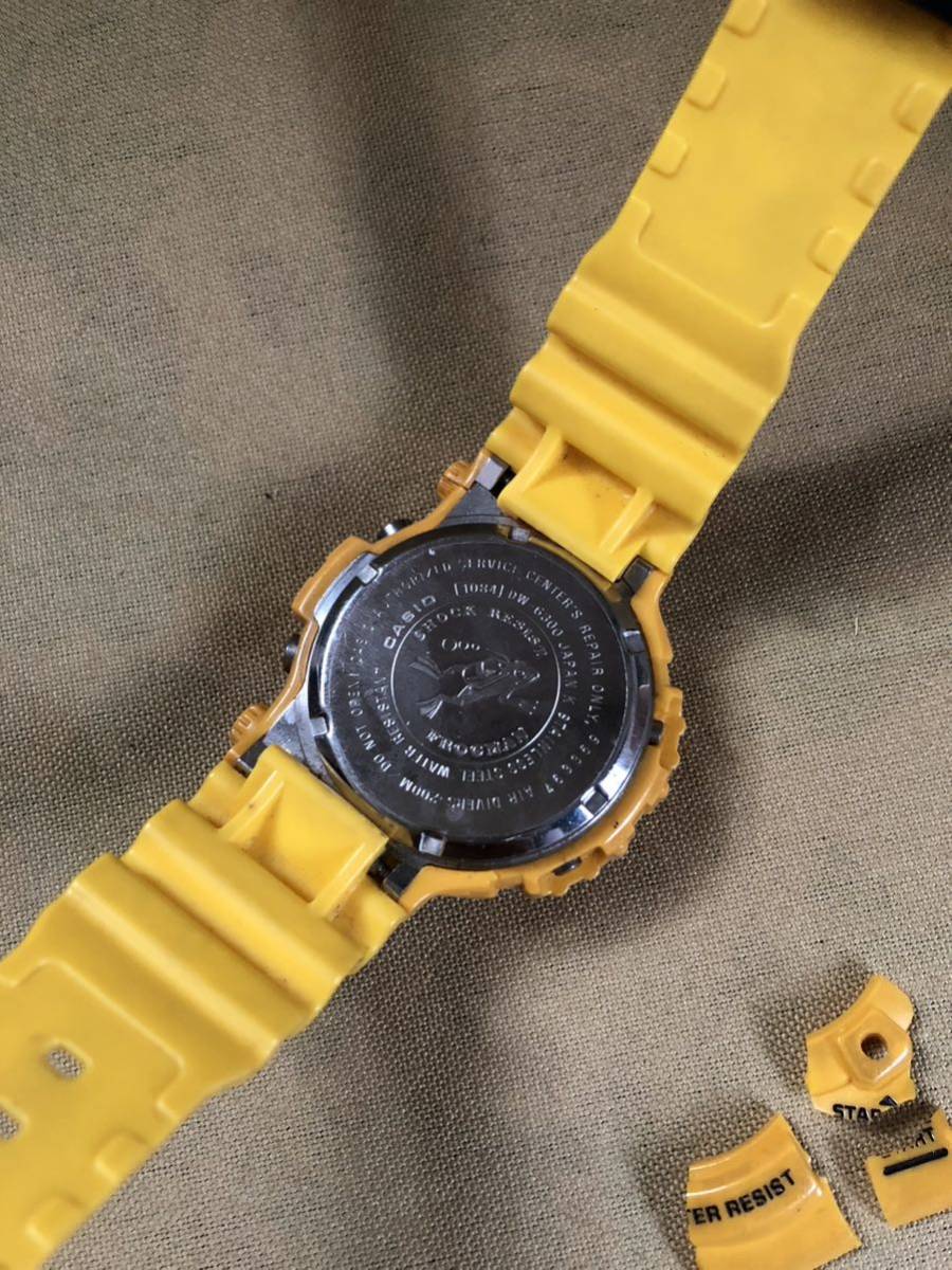 G-SHOCK 初代フロッグマン イエロー 希少 DW-6300-9サポートページ