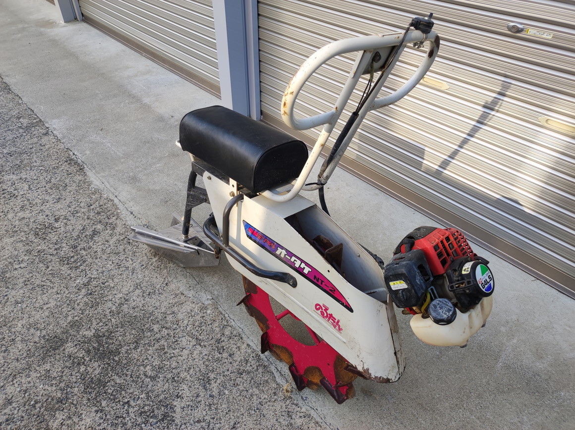 オータケ 大竹 乗用ミゾキリ のるたん 溝切り機 NT-2 現状渡 新潟県