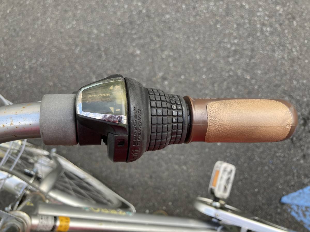 〓中古外装6段変速オートライト自転車〓ZERO/26インチ☆シルバー☆※注 