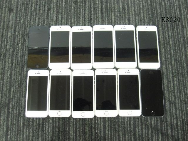 K3020S Apple アップル iPhone 5 5s 12台 まとめ売り ジャンク