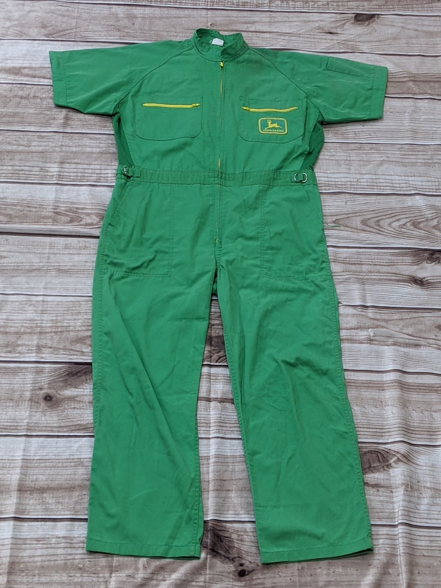 John Deere 緑色 Lサイズ オーバーオール engelbert strauss JOHN