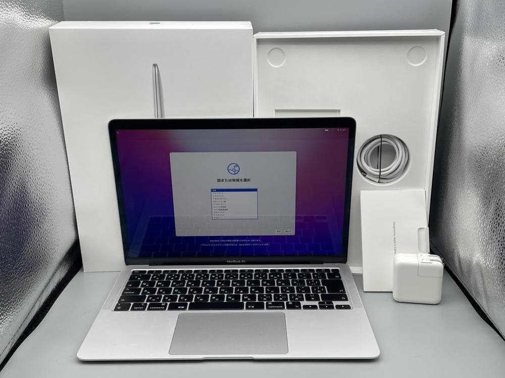 MacBook Air 0 13インチ M1 美品 M4 1TB シルバー 充放電回数19回 保証