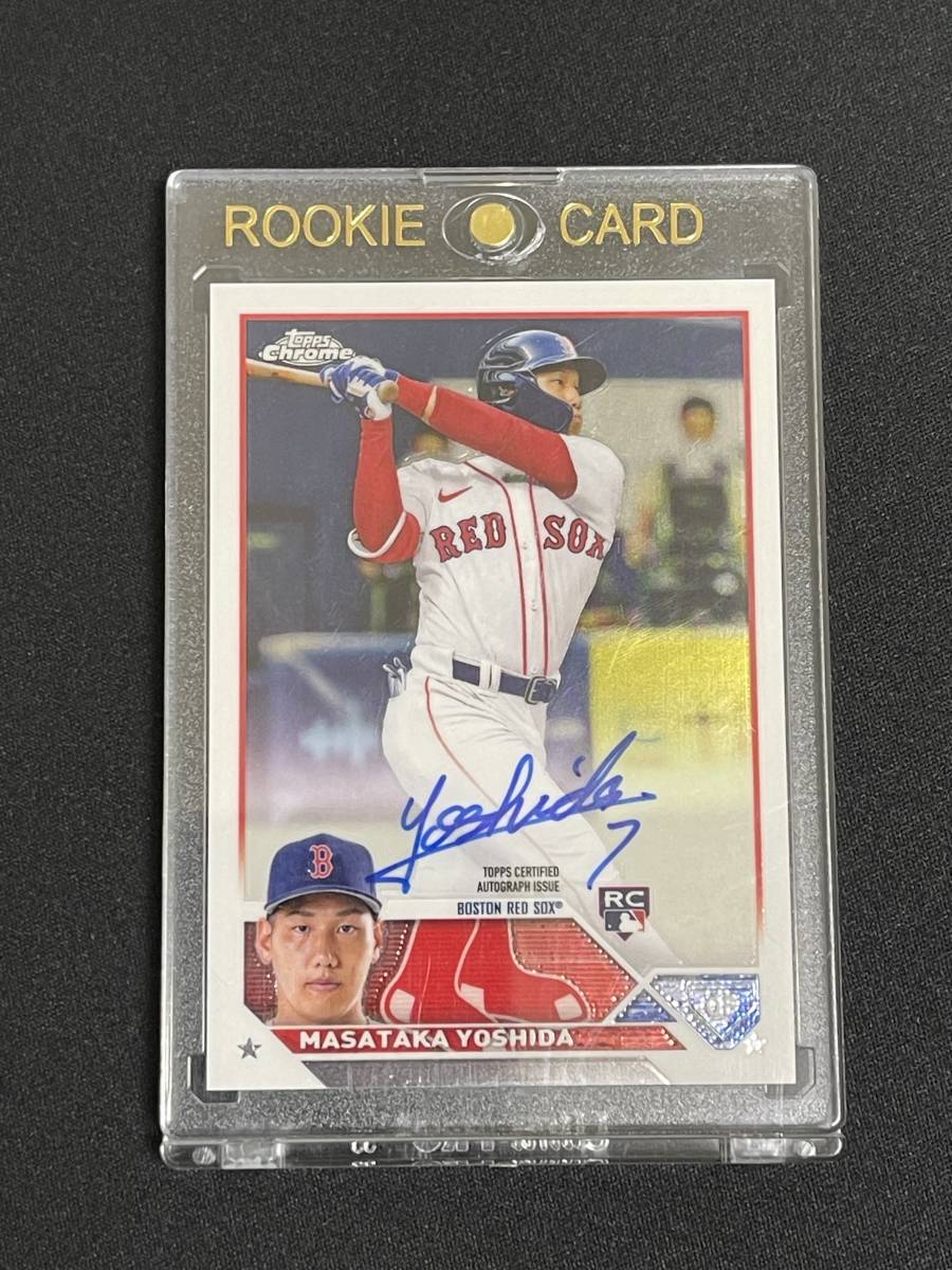 Masataka Yoshida（吉田正尚）【2023 TOPPS Chrome】RC Rookie Auto