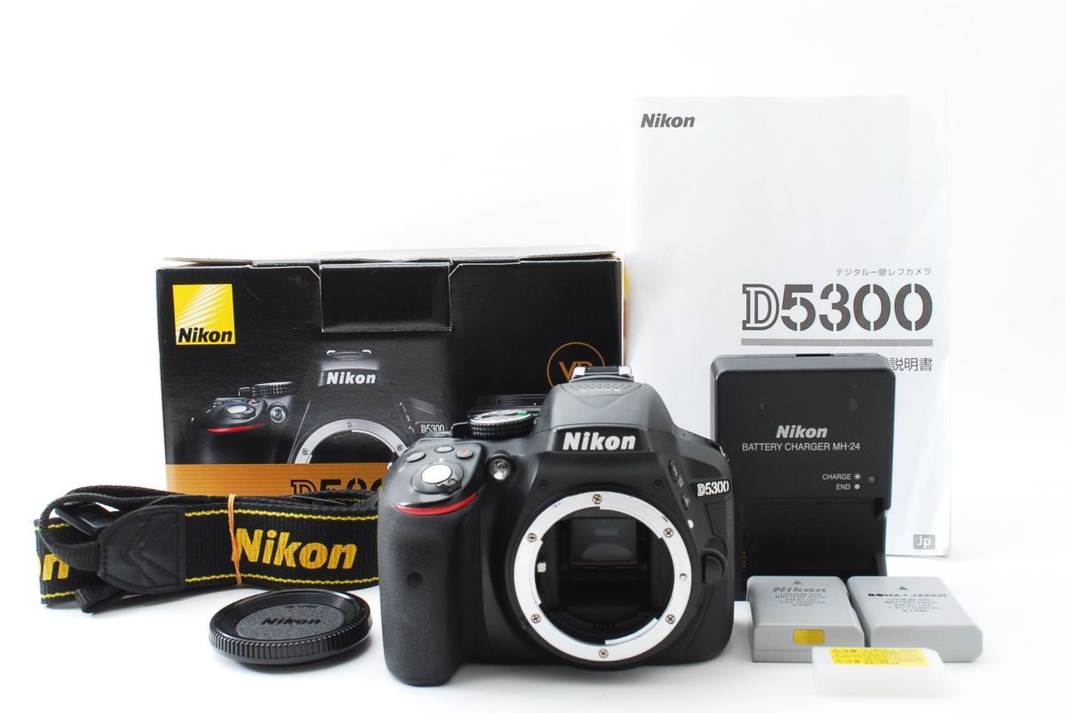 D5300 Nikon デジタル一眼レフカメラ レッド 2400万画素 | RED 3.2型 