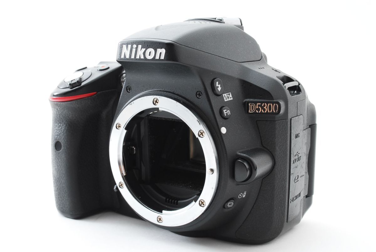 D5300 Nikon デジタル一眼レフカメラ レッド 2400万画素 | RED 3.2型 