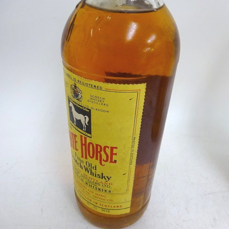 古酒ホワイトホース ファインオールド未開封 750ml 80年代 2本