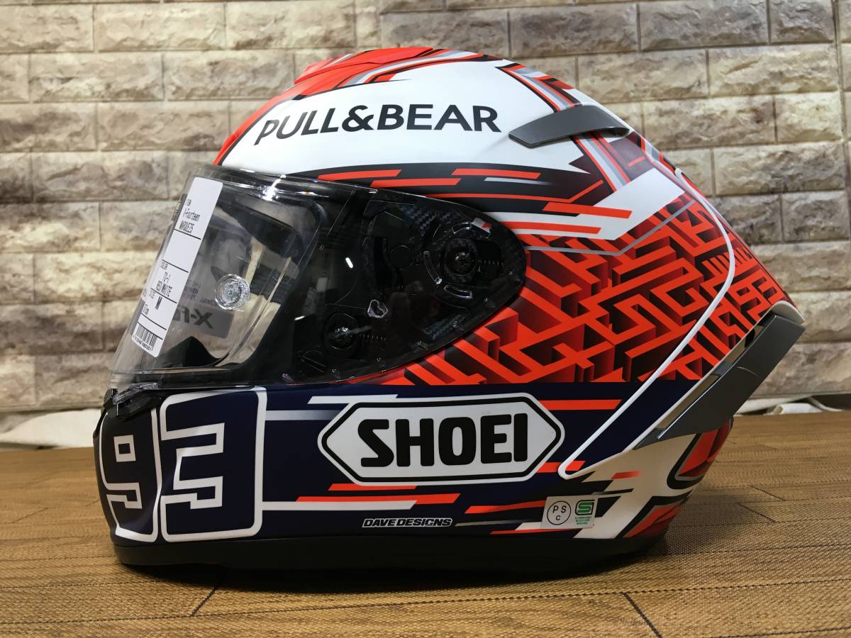 SHOEI X-Fourteen MARQUEZ5 マットカラー 57-58cm Mサイズ 2018/10製造 