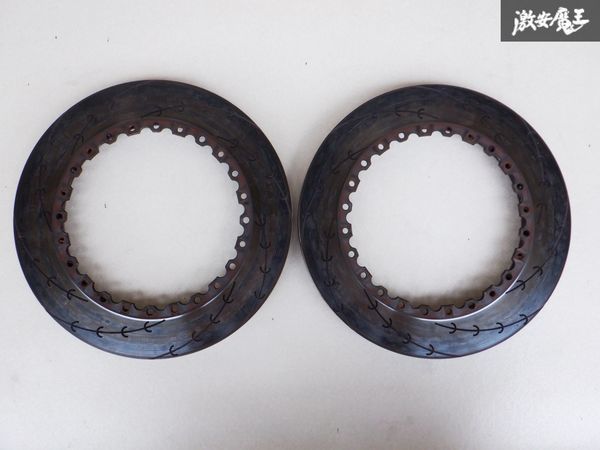 ENDLESS エンドレス R35 GT-R GTR カービング Eスリット 2P ローター 386Φ　MONO6 モノブロック 6POT キャリパー にて使用 棚N7