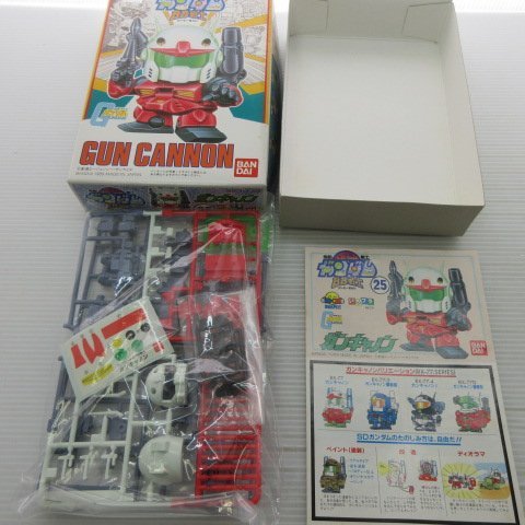 1円スタート 奈良 SDガンダム ガンキャノン 瞳なし BB戦士 プラモデル 