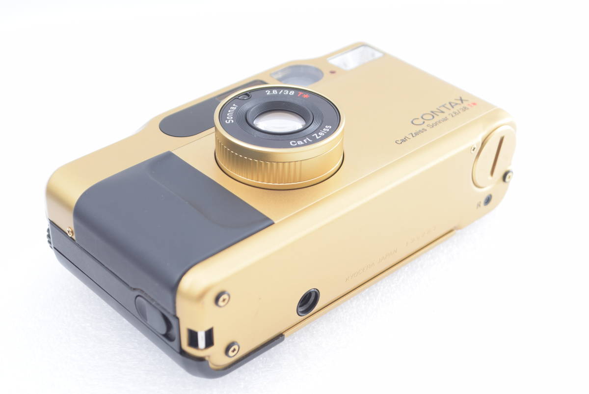 ☆超美品☆ CONTAX コンタックス T2 人気のゴールド 元箱 付属品満載 