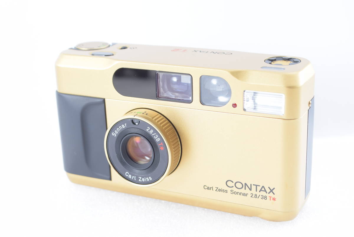 ☆超美品☆ CONTAX コンタックス T2 人気のゴールド 元箱 付属品満載 