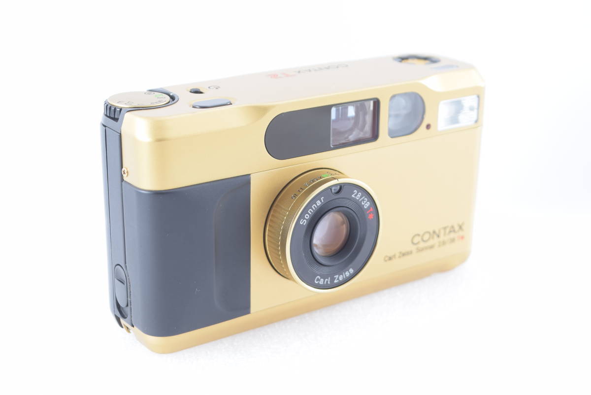 ☆超美品☆ CONTAX コンタックス T2 人気のゴールド 元箱 付属品満載  