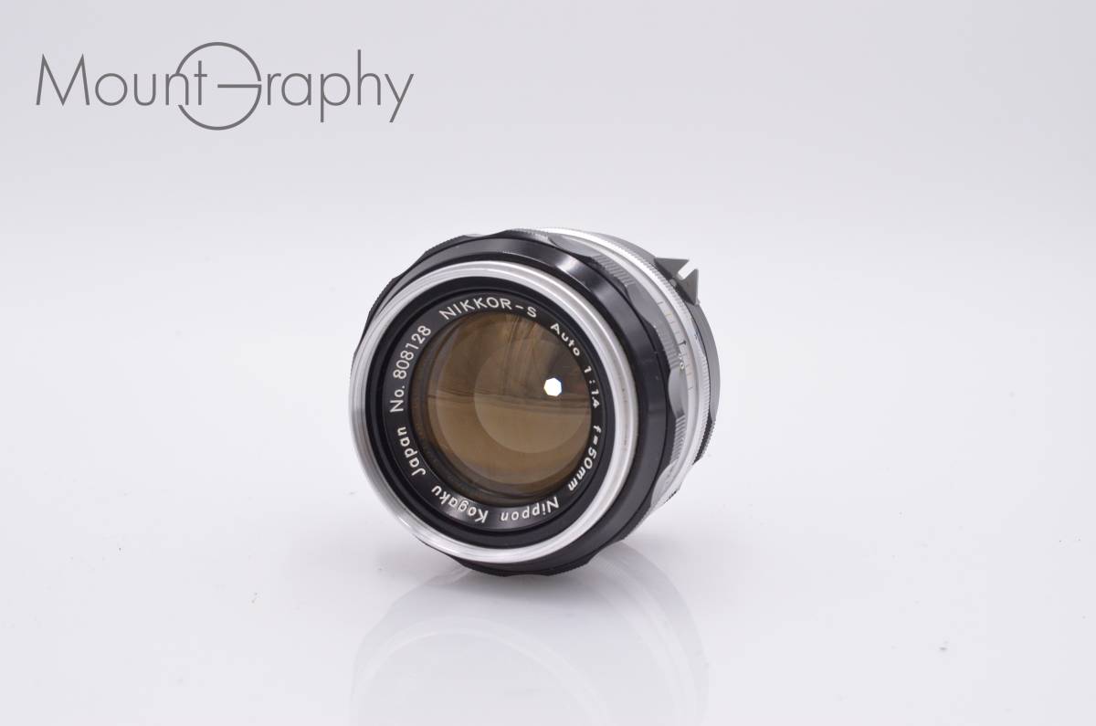 ☆極上美品☆ ニコン Nikon NIKKOR-S Auto 50mm F1.4 ☆完動