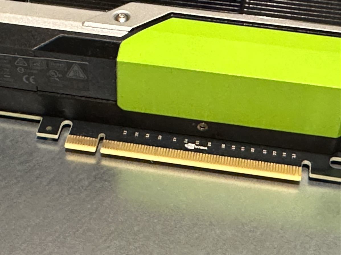 ☆中古☆NVIDIA TESLA K80 グラフィックボード PCIE 24GB GPU計算最適