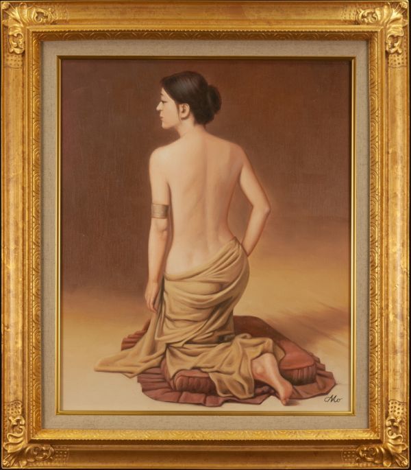 限定SALE，爆買い】 ○森本草介○油絵 手描き《裸婦 Forme》表