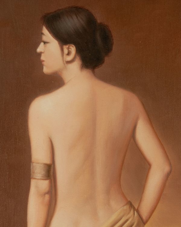 限定SALE，爆買い】 ○森本草介○油絵 手描き《裸婦 Forme》表