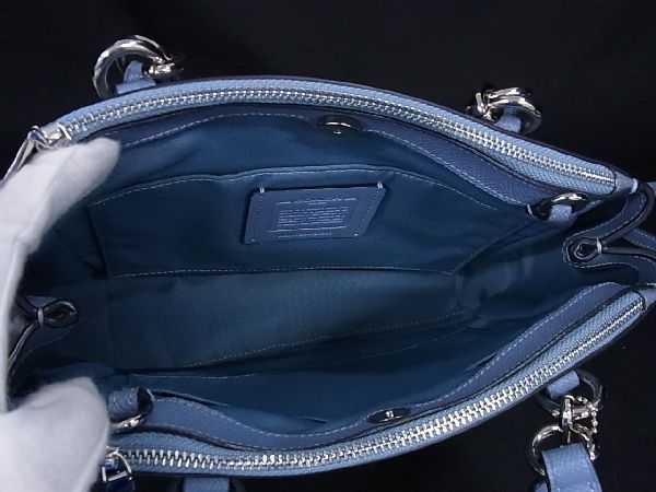 1円 □美品□ COACH コーチ F25395 レザー 2WAY ハンドバッグ 