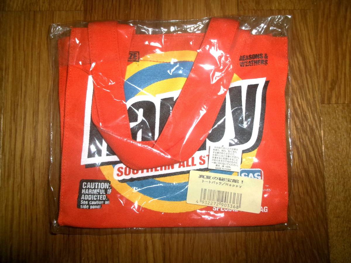 サザンオールスターズ 25周年 真夏の秘宝館happyハッピー トートバッグ